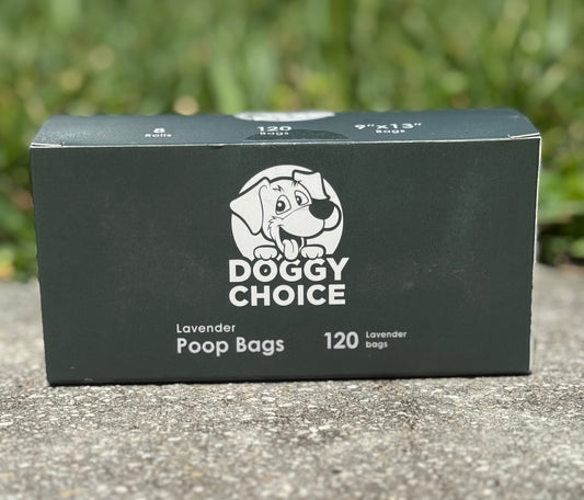 Lavender Scent Pet Waste Bags 8 Rolls / 120 Bags